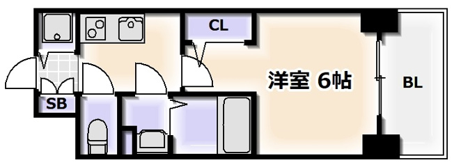 【間取り】 | エスリード難波ザ・アーク