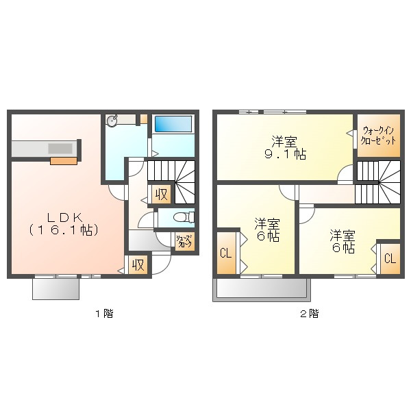 セゾンドオリオンの間取り