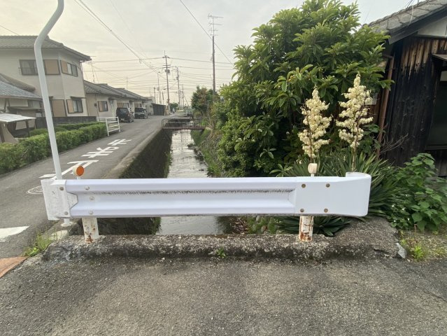 西条市安知生売土地の外観|西側水路