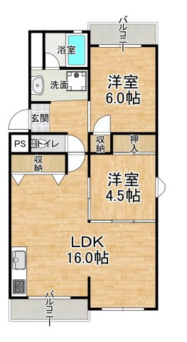 クリスタル明舞の間取り|※間取りが現況と異なる場合は現況を優先します※