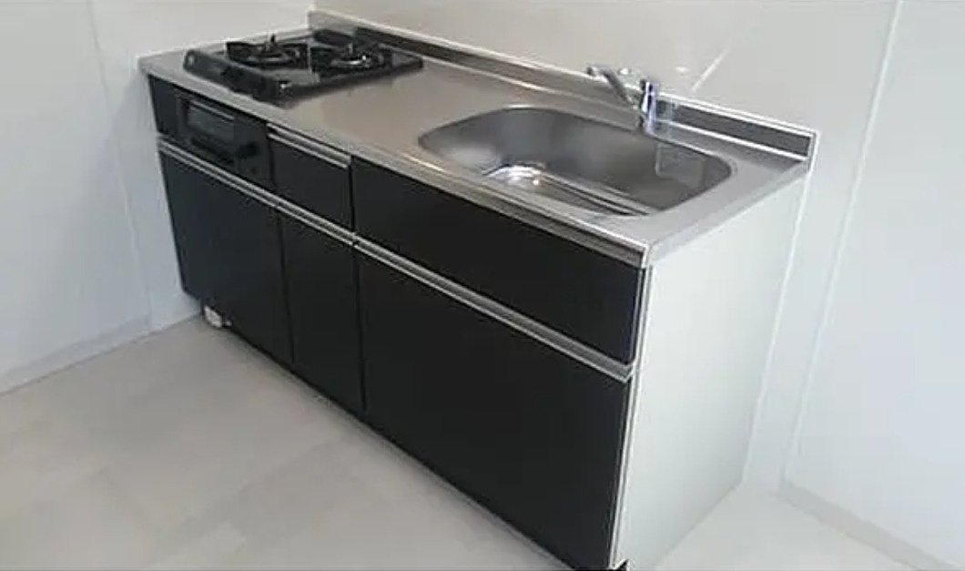 福岡市東区千早1丁目　１棟売りアパート　投資／収益物件のキッチン