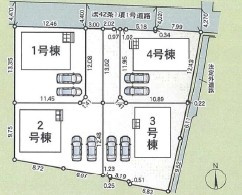 小野市中町第6－2号棟の区画図