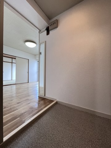 ハイムあびこの玄関