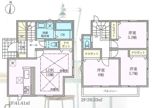 【横浜市瀬谷区下瀬谷2丁目5-101新築戸建て】★仲介手数料無料★（瀬谷さくら小学校・下瀬谷中学校）