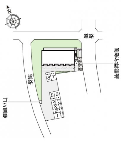 三木市志染町中自由が丘３丁目のアパートのその他