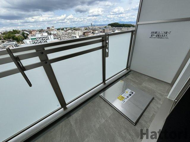 ArtizA緑地公園のバルコニー