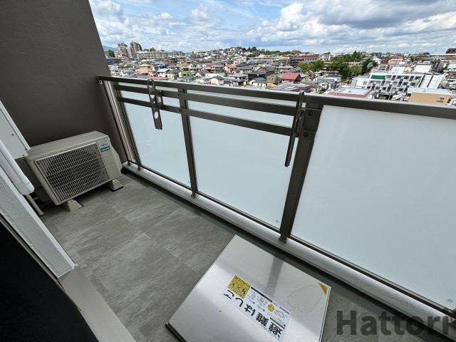 ArtizA緑地公園のバルコニー