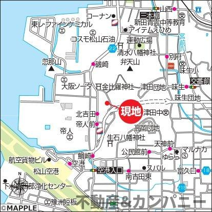 ハートフルタウン北吉田　新築分譲戸建　の地図