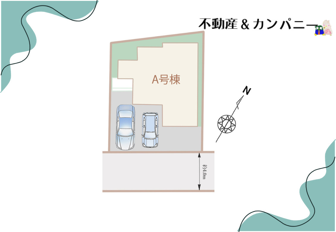 ハートフルタウン北吉田　新築分譲戸建　の区画図