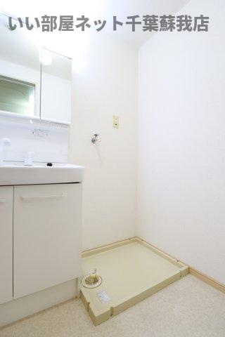アーバンヒルズの洗面所|洗濯機置場