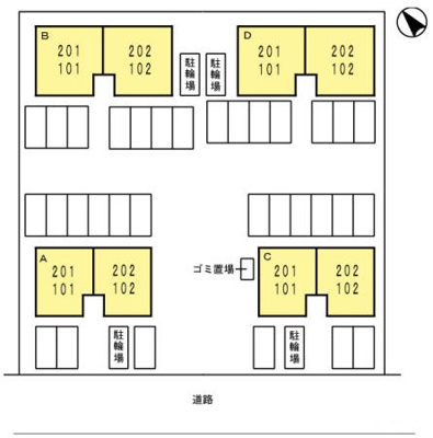 【区画図】 | サンモール川口 B棟