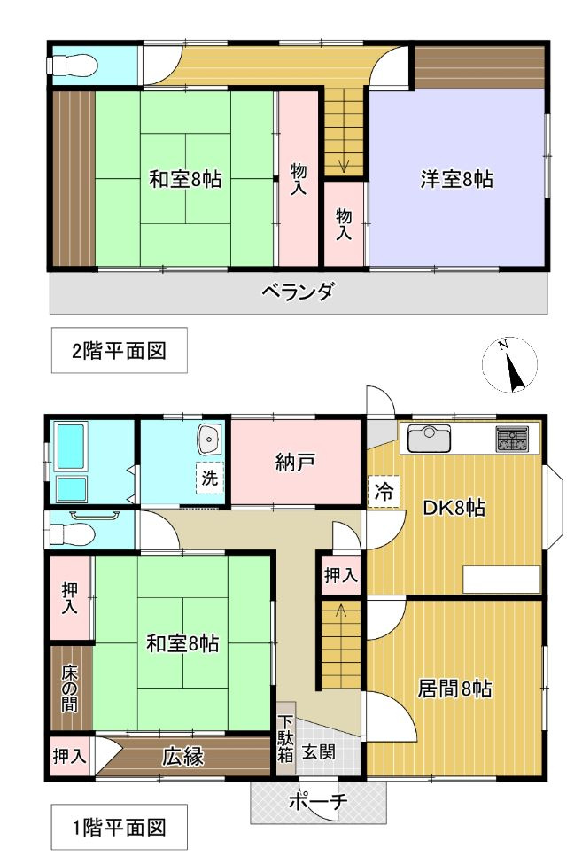 小山市間々田の間取り