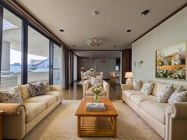 【居間・リビング】 | ☆CGでバーチャルホームステージングしています。