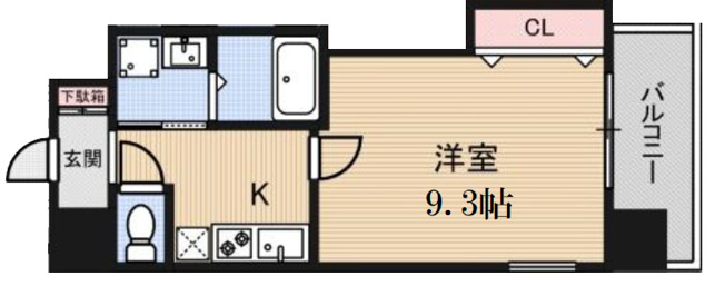 【間取り】 | Luxe布施北Ⅰ