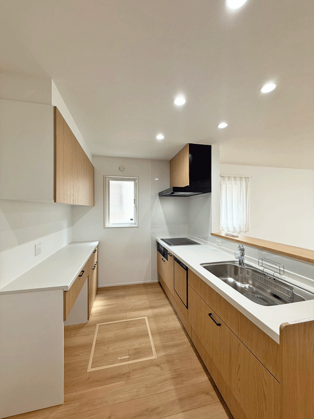 仙台市太白区西の平1丁目　A棟のキッチン