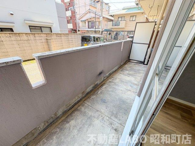 カワデンハイツⅢのバルコニー