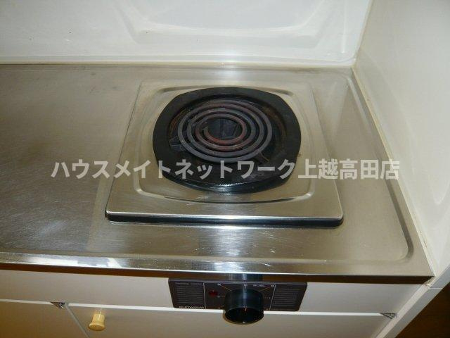 ピアハイム高田の設備|コンロ1口