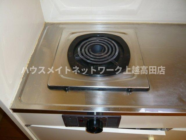 ピアハイム高田の設備|コンロ1口