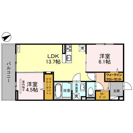 ル・リアン神戸の間取り