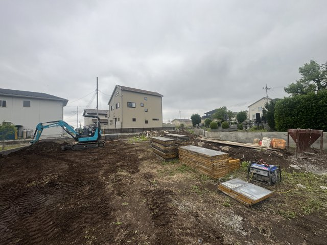 新築　北群馬郡吉岡町上野田第2　Livele Garden.S　3号棟の駐車場|現地写真　駐車スペースは2台分可能です！					
