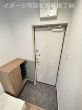 【玄関】 | （仮称）キャメル新河岸3 | 同施工　別物件