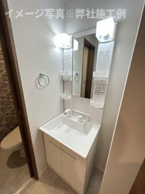【独立洗面台】 | （仮称）キャメル新河岸3 | 同施工　別物件
