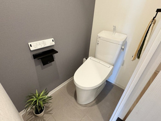 温水洗浄便座付トイレは温水洗浄機能により、暖かい水でおしりを洗浄することができ、冷たい水を使う従来の便座に比べ、温水洗浄機能で暖かいトイレを提供し、快適な使用を可能にします。