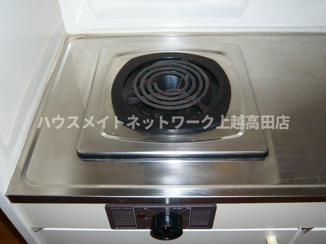 ピアハイム高田の設備|コンロ1口