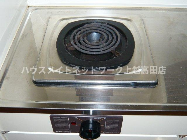 ピアハイム高田の設備|コンロ1口