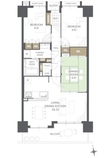 【間取り】サーパスシティ栗林 