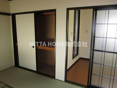 エビスハイツの収納|居室には収納がついていて便利ですよ◇