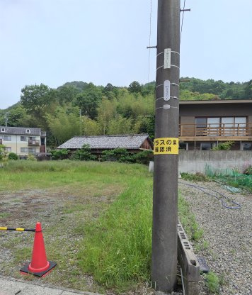６５４３６　岐阜市岩崎土地の外観