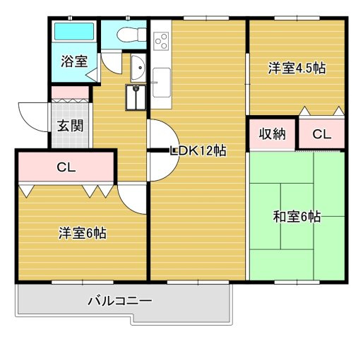 金剛第二住宅145棟の間取り