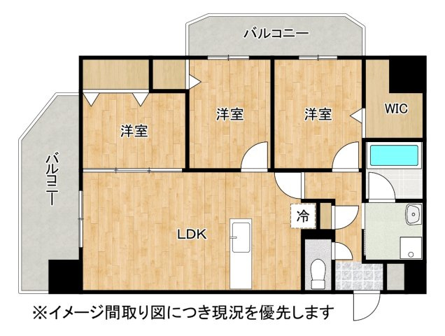 【間取り】 | AXIA Will帯山　4年契約プラン