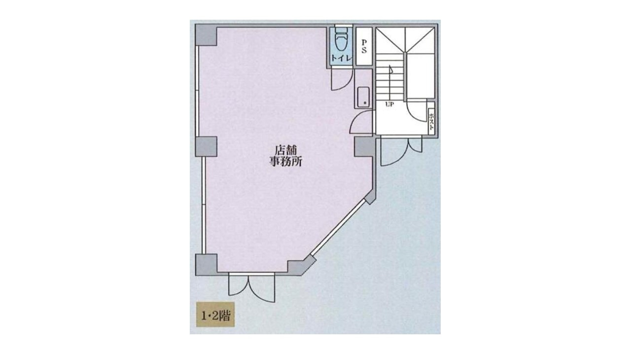 東京都大田区多摩川1丁目　一棟マンション　満室稼働中の間取り