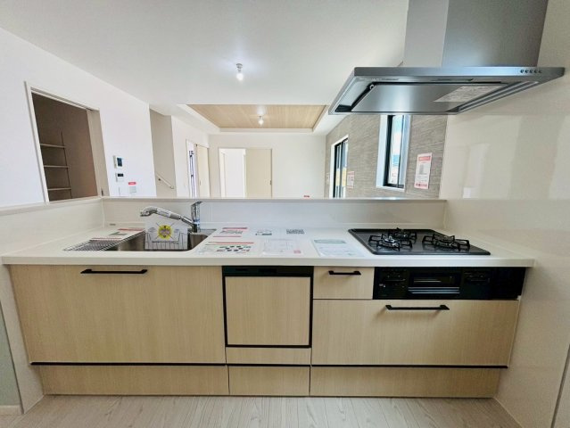 ケイアイエルデ／菊池郡大津町１期／２号棟のキッチン|食洗器も完備しております！家事が楽になりますね！