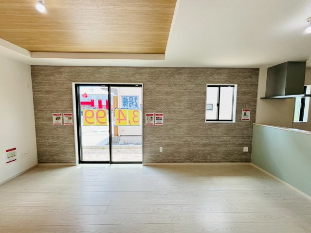 ケイアイエルデ／菊池郡大津町１期／２号棟の居間・リビング|大津町室2号棟！外観・室内設備をご確認下さい！当日内覧大歓迎