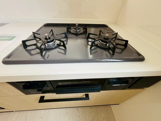 ケイアイエルデ／菊池郡大津町１期／２号棟のキッチン|大津町室2号棟！外観・室内設備をご確認下さい！当日内覧大歓迎