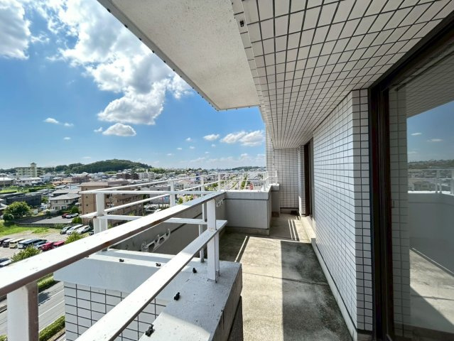 イーストガーデンポプラ館のバルコニー