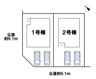 【区画図】 | 野洲市永原　１号地　新築戸建