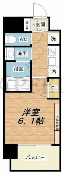 【間取り】 | プレサンス東小橋エレディータ