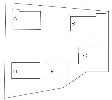 コート・ハイネスBの区画図