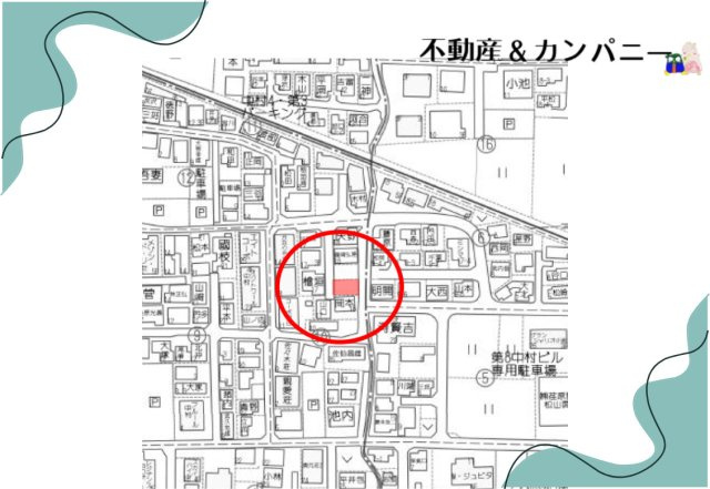 中村5丁目の新築戸建の地図