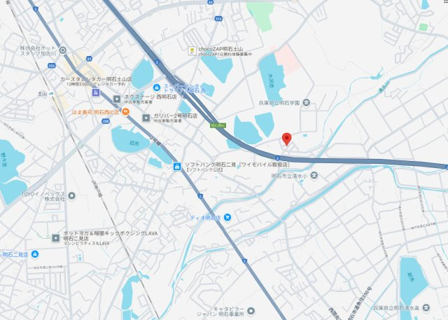 【地図】 | 明石市魚住町12期清水（全1）1号棟