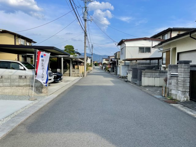 【前面道路含む現地写真】 | 新築分譲住宅　山形市江俣二丁目1期　全2棟 | 前面道路写真です♪