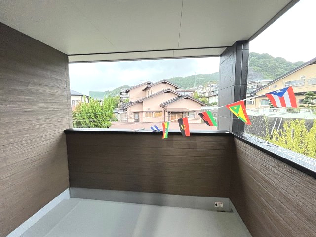 【バルコニー】 | 福岡市南区柏原3丁目　1号棟（全1棟）【仲介手数料無料・0円】 | 現地写真。インナーバルコニーです。