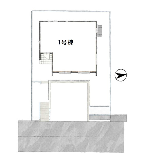 【区画図】 | 福岡市南区柏原3丁目　1号棟（全1棟）【仲介手数料無料・0円】 | 区画図です。