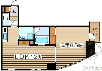 プレサンスＮＥＯ中之島公園の間取り
