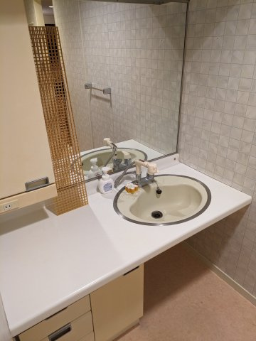 ラフィーヌ芦屋の独立洗面台|独立洗面台、朝の身支度には欠かせません