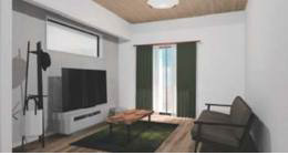 ケイアイエルデ／菊池郡大津町１期／３号棟の居間・リビング|家具の設置イメージとなります！